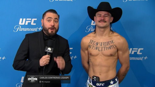 ⚠️Palabras para su gente de Puebla, México⚠️

💥💥Diego Lopes abrió la cartelera de la Casa Blanca con fuegos artificiales y bailando La Chona 

🇧🇷🇲🇽 @Diegolopesmma | @cclegaspi

#UFCWhiteHouse | Estamos en vivo por @PPlusDeportes | Presentado por @cryptocom @RamTrucks 