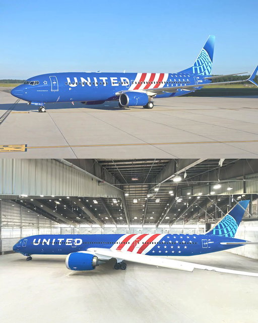 As America celebrates 250 years, our newest specialty livery honors the selfless contributions of our nation’s veterans, including the 8,300 military veterans, of which 1,500 are active members of the National Guard and Reserve forces currently at United. 

Painted on both a 737-800 and 787-10, you can track the Stars and Stripes planes with these tail numbers: N91007 and N78285