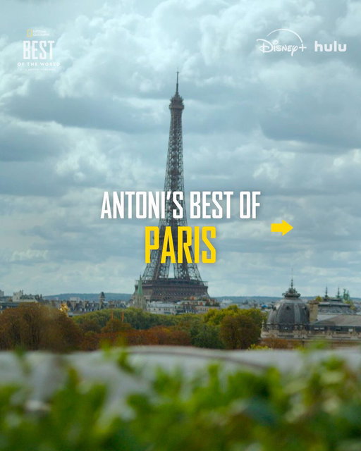 History, culture, and a generous helping of cheese—everything you need for a perfect trip to Paris. 

#BestOfTheWorld with Antoni Porowski is now streaming on @DisneyPlus and @hulu. 
