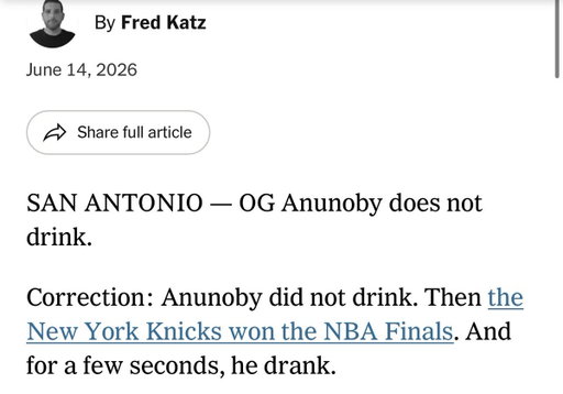 Love that OG just started drinking on Saturday and now he seemingly cannot get enough 