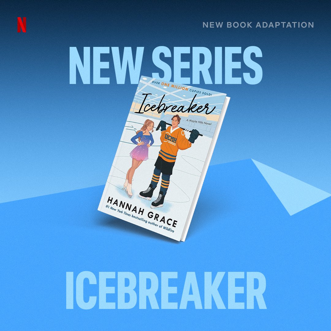 Sharpen your skates! ICEBREAKER, a new series based on the New York Times best-selling novel by Hannah Grace, is coming to Netflix.

A competitive figure skater and a college hockey captain develop an unexpected partnership when a facilities mishap forces them to share the same rink...