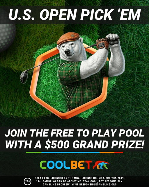 IT'S U.S. OPEN WEEK! 🇺🇸

To celebrate, we're running a Free-To-Play Pick 'Em Contest for all of our great Canadian Coolbettors 🐻‍❄️

⛳️ Predict round-by-round total strokes for each golfer
⛳️ Rack up points based on your accuracy
⛳️ Come back each round to earn more points! 