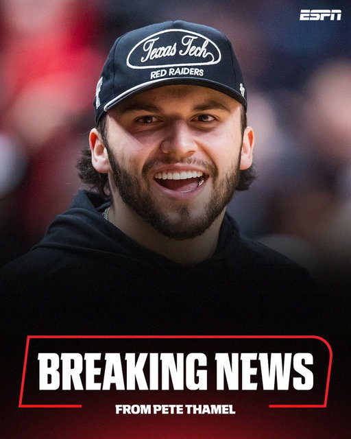 Sources: Texas Tech transfer quarterback Brendan Sorsby plans to enter the NFL Supplemental Draft. Amid the legal wrangling over his NCAA eligibility after admitting he bet on sports, he intends to head to the NFL. 