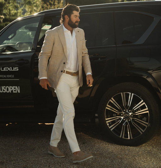 A man on a mission. Immaculate vibes at the @HamptonsMag Party with Cam Young. 