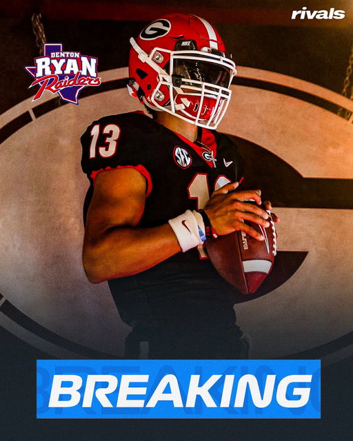 NEW: Ryan (TX) QB Colton Nussmeier has been ruled ineligible for this upcoming season, @DMNGregRiddle reports.

Nussmeier is a Georgia commit and a 4-star prospect.

Read: https://t.co/yFlwfuBOO0 