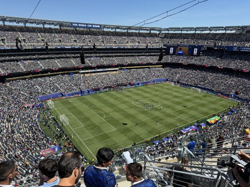 This is what $850 gets you at MetLife for France vs. Senegal 