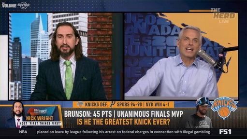 "The media's coddling of Victor Wembanyama - I've quite frankly never seen anything like it... All year long he was talking as if winning was a foregone conclusion."

@colincowherd and @getnickwright debate how we should view Wemby moving forward 