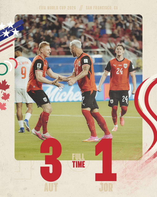 YEEEESSSSSSSSSSS! 😍😍😍 

📝 Matchbericht ➡️ https://t.co/bIOdsWSmLU

#GemeinsamÖSTERREICH #ATeamOneFamily #FIFAWorldCup 