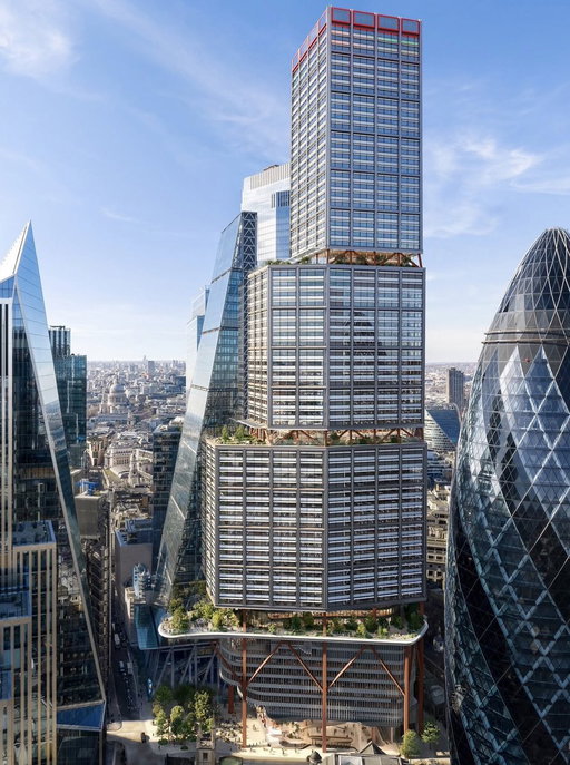 London's One Undershaft skyscraper has been renamed One London. The supertall building is currently under construction and set to top out at the city’s aviation ceiling of 309.6-metres — the same height as the Shard, which is currently the UK’s tallest building.

Designed by Eric Parry Architects, the 74-storey skyscraper is set to add some 117,000-square-metres of office space into the City of London, alongside a podium and new public garden that projects from the structure. 

📷 DBOX / Eric Parry Architects