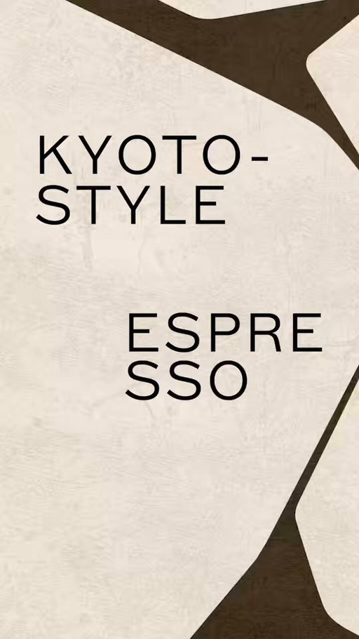 Introducing our new Kyoto-Style Espresso menu. 

Iced Caffè Latte 
Iced Sweet Latte
Cold-Shaken Espresso
Iced Sweet Blossom Latte
Iced Caffè Mocha 
Vanilla Bean Shakerato 
Sweet Blossom Shakerato
Espresso Tonic

All served iced, featuring our slow-extraction Kyoto-Style Espresso. 