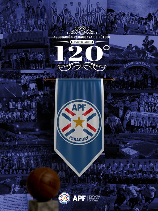 120 años de pasión, orgullo y fútbol.

La Asociación Paraguaya de Fútbol celebra un nuevo aniversario, con el incansable compromiso de enaltecer este deporte día a día, y cosechar el éxito con trabajo constante.

✍️ https://t.co/5R9LEsrr7j

¡Un día para conmemorar nuestra historia! 🇵🇾⚽️