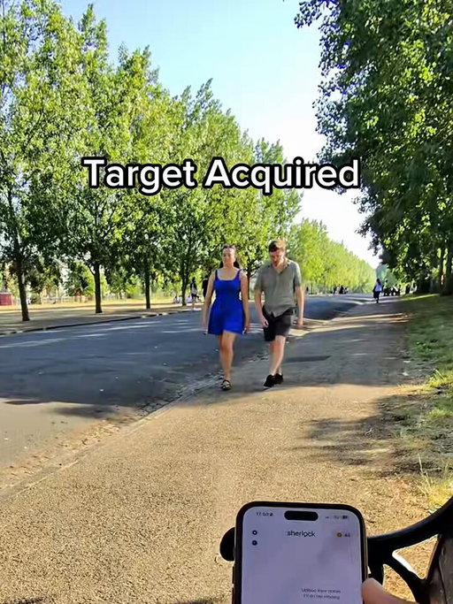 genuinely good meta glasses powered prank format

guy films a random stranger walking down the street, runs the footage through app sherlock, pulls up their full profile, builds up POV prank

6,577,705 views on one video. there is dozens like this already 