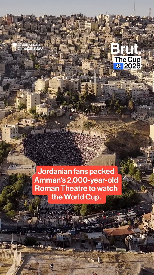 Jordan made history as thousands of fans packed Amman’s ancient Roman Theatre to watch Al-Nashama compete in their first-ever FIFA World Cup.

Jordan secured its place at the 2026 tournament after defeating Oman 3-0 in qualifying, ending a 40-year pursuit that began with the country’s first qualification campaign. The national team, whose nickname means “The Brave Ones,” opened its World Cup campaign against Austria.  ￼

Jordan’s prime minister joined supporters at the public viewing in downtown Amman, where the match was shown on a giant screen. The venue added another layer of history to the occasion: the nearly 2,000-year-old theatre dates to the Roman era, when Amman was known as Philadelphia, and was built to hold roughly 6,000 spectators.  ￼

A landmark once used for public gatherings, culture and entertainment became a national stage again as Jordanians united behind their team’s historic World Cup debut.

#jordan #worldcup2026 #alnashama #amman #footballfans

Video credit: @visitjordan @makana360 with permission