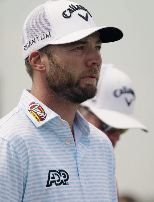 Yes, that's the Shinnecock Hills clubhouse on Sam Burns polo. Limited supply still available in the merch tent. 