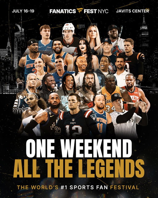 The World's #1 Sports Fan Festival is less than 30 days away.

We hope to see you there.

🎾🏎️🏀🎿⚾️🏈🥊🏒⚽️

Get your tickets now at the link in bio. 