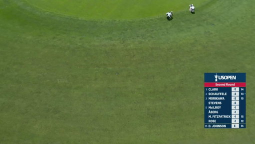 Shinnecock's bunkers are giving DJ a brutally tough go today. 