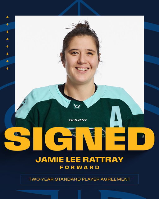 RATTY'S HOME! 🙌

Forward Jamie Lee Rattray has been signed to a two-year Standard Player Agreement!

📰 http://bit.ly/4vZHcDt 