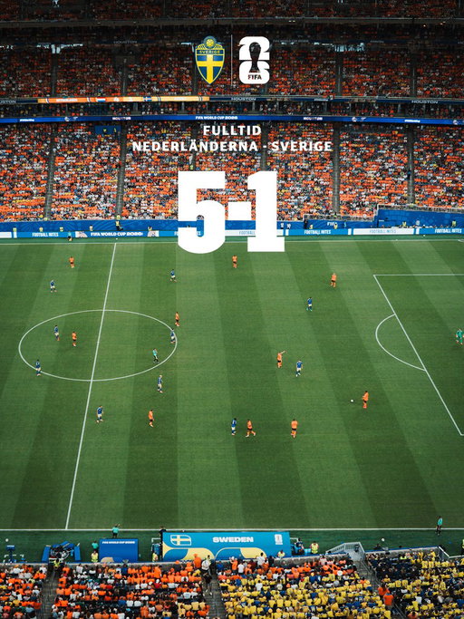 Tung förlust i Houston.

🇳🇱 5-1 🇸🇪 | #FIFAWorldCup 
