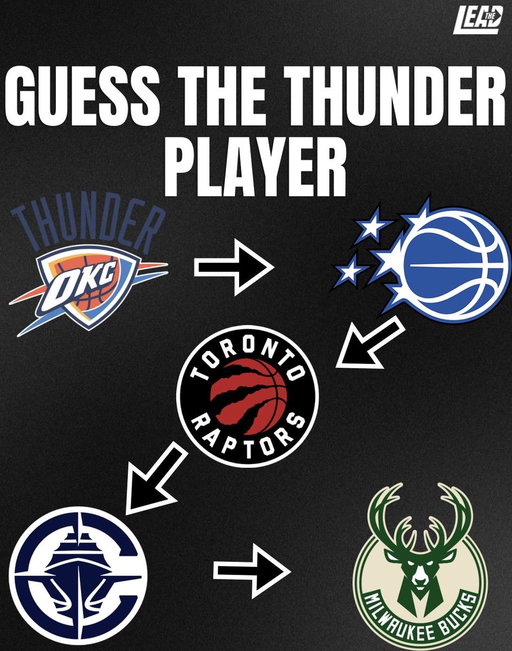 Oh, you’re a real Thunder fan… Who’s this?🧐 