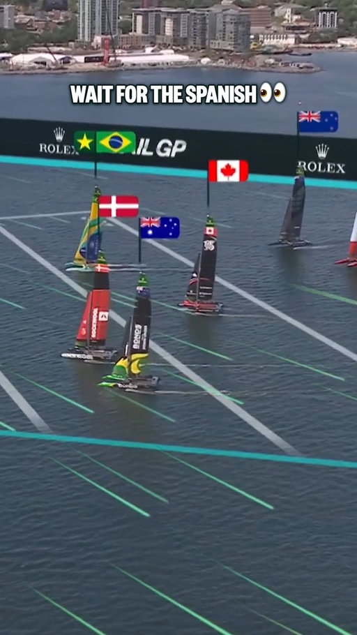 They came out of nowhere 😮‍💨

#SailGP 