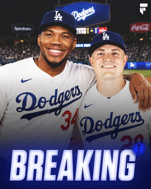 BREAKING: The Los Angeles Dodgers have acquired Giannis Antetokounmpo &amp; Tarik Skubal in blockbuster deals.

LA is going all in for a 3-peat 🤯 