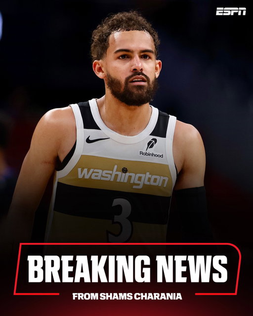 BREAKING: Trae Young intends to sign a four-year, approximately $212 million deal to stay with the Washington Wizards, with a player option in Year 4, sources tell ESPN. The four-time NBA All-Star declined his $49M player option for a long-term commitment ahead of free agency. 