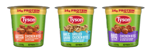Tyson® Chicken Cups just got bolder. Introducing three new flavors expanding our lineup of convenient, high-protein options: Garlic &amp; Herb, BBQ and Harissa.

Learn more: https://www.tysonfoods.com/news/news-releases/2026/6/tyson-debuts-new-chicken-cups 