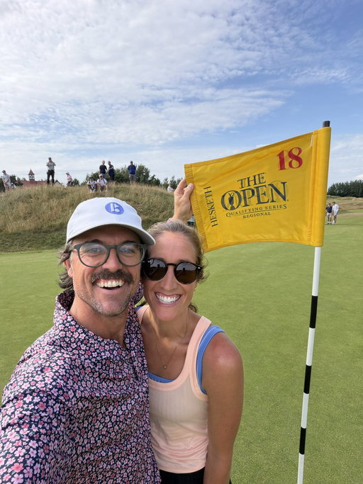 We are through to final qualifying for @TheOpen!!!!! 