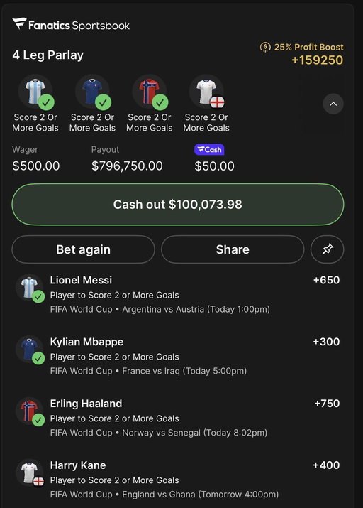 Are you cashing out or trusting Harry Kane tomorrow?!

(via @JDGoldboys @FanaticsBook) 