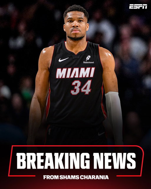 BLOCKBUSTER: The Milwaukee Bucks are trading franchise icon Giannis Antetokounmpo and Bobby Portis to the Miami Heat for Tyler Herro, Kel'el Ware, Jaime Jaquez Jr., Kasparas Jakucionis, 3 first-round picks (including No. 13), 1 pick swap and 1 second-rounder, sources tell ESPN. 