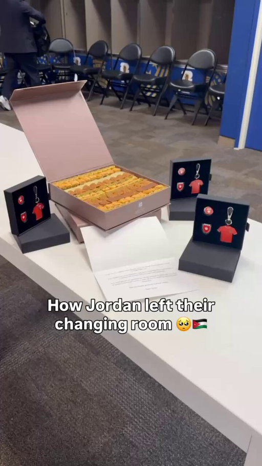 Ultimate respect. 🤝

This is how @FIFAWorldCup debutants Jordan left their changing room after their match against Algeria 🥹🇯🇴 