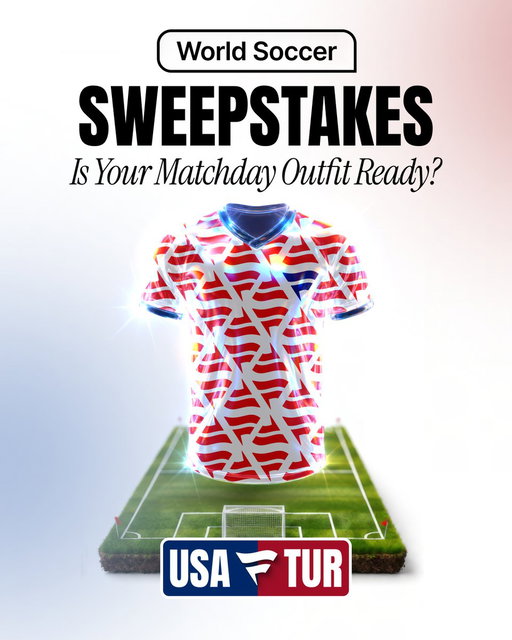 🚨WORLD SOCCER JERSEY SWEEPSTAKES BEGINS TODAY 🚨 

The USA is officially going to the Round of 32 👀

But the job's not finished...enter to win a jersey on us ahead of their final group stage match ⚽️

Fanatics Casino is giving away $150 in FanCash to a few lucky followers so you can grab a jersey of your choice. To enter:
1 - Follow @FanaticsCasino
2 - Like this post
3 - Comment your favorite ⚽️ team

BONUS: Tag a friend in the comments and have them follow @FanaticsCasino for an extra chance to win (limit 10 bonus entries per giveaway)

Entry ends at 11:59 p.m. ET 6/23/26.
Winners will be notified by 11:59pm ET on 6/24/26.