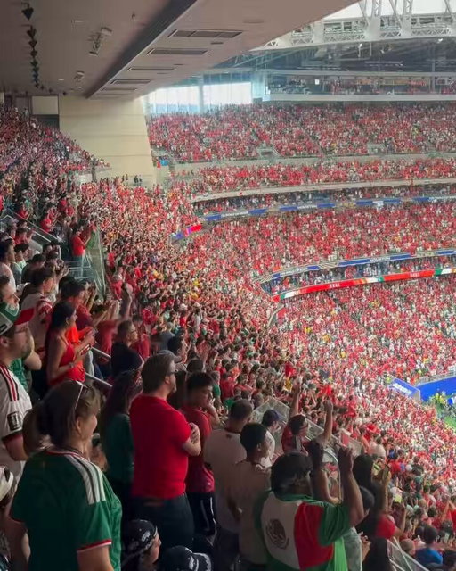 Houston Stadium hits the SIIIUUUUU 🇵🇹 #FIFAWorldCup 