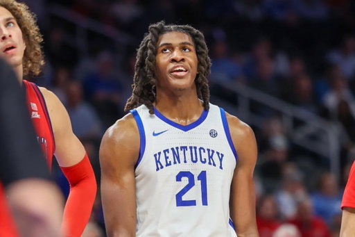 Jayden Quaintance could potentially fall to the 2nd round, per @BrettSiegelNBA.

His fall has been rumored about, but if the Kings could snag him… oh man. 