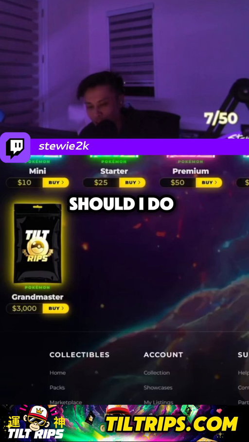 “It could be lucky, who knows?”

@Stewie and @Trainwreckstv ripping a $3,000 Pokémon pack on Tilt Rips! Watch until the end to see what they pull 🔥👀 