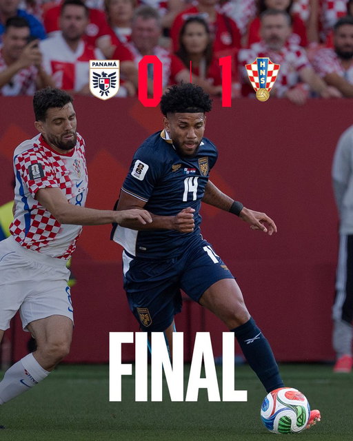 ¡FINAL DEL PARTIDO 📣!

Culmina el partido con derrota para #PanamáMayor🇵🇦  por la mínima ante Croacia pese a un gran partido de los nuestros en donde no cayó el gol.

🇵🇦 0-1 🇭🇷

🏟️ Toronto Stadium
📺 @tvmaxdeportes, @deportes_rpc y @TigoSportsPA 

#MareaQueLate 
