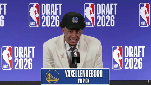 Yaxel Lendeborg on playing with Stephen Curry:

"It's a full-circle moment for me. In 2016, I'm a big Kyrie guy, so I used to hate Steph Curry." 