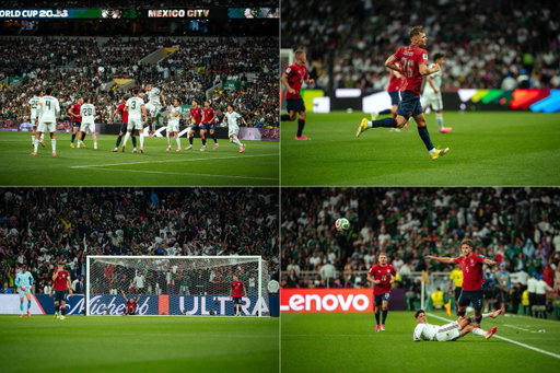 Full-time. 

Mateo Chavez, Julian Quinones and Alvaro Fidalgo scored in the 2nd half, Mexico won 3:0, and the #FIFAWorldCup 2026 ends for the Czech team after the group stage.

🇨🇿0⃣:3⃣🇲🇽 