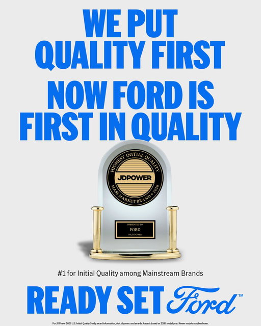 A few years ago we started a journey, to deliver best-in-class quality. Not everyone believed we could do it. But we put our heads down. We got to work.

Today, we celebrate an important milestone on our journey. Then tomorrow, we’ll be right back at it: chasing perfection. 