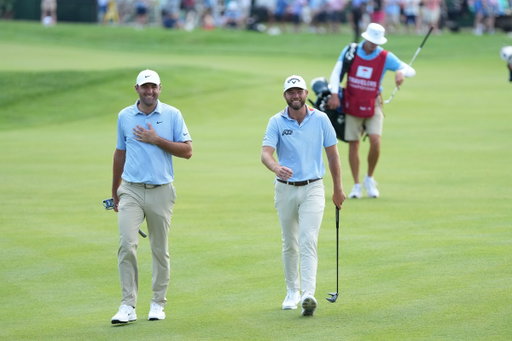 Drop your best caption and you can win a polo to match Sam and Scottie ⬇️ 