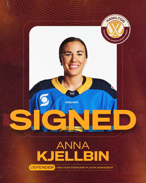 Välkommen, Anna 🇸🇪💙

We’ve signed Olympian and Swedish national team captain Anna Kjellbin to a one-year Standard Player Agreement!

📰 http://bit.ly/4eJ9xXL 
