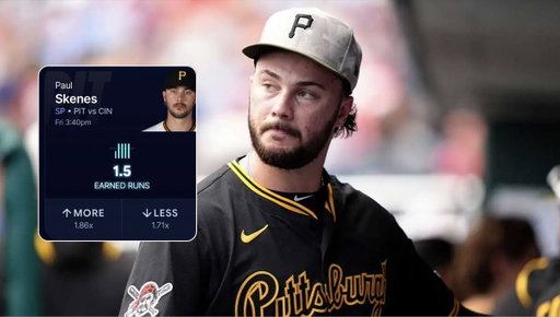 Paul Skenes has been BUNS in his last 7 starts:

0-5
4.03 ERA
51 Strikeouts

The Pirates are 0-7 in these starts 