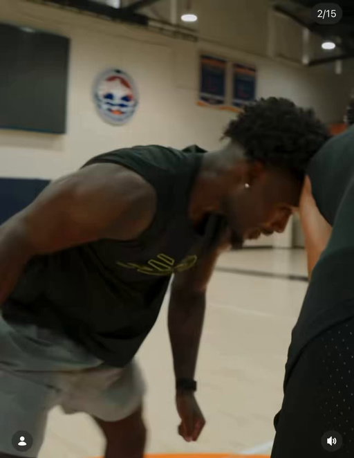 Otega Oweh locking up Dylan Harper in the 2027 WCF: 
