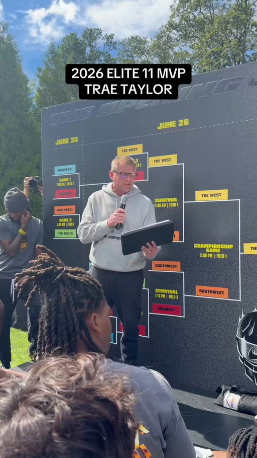 YOUR 2026 ELITE 11 MVP TRAE TAYLOR III‼️

#Elite11 #TheOpening 