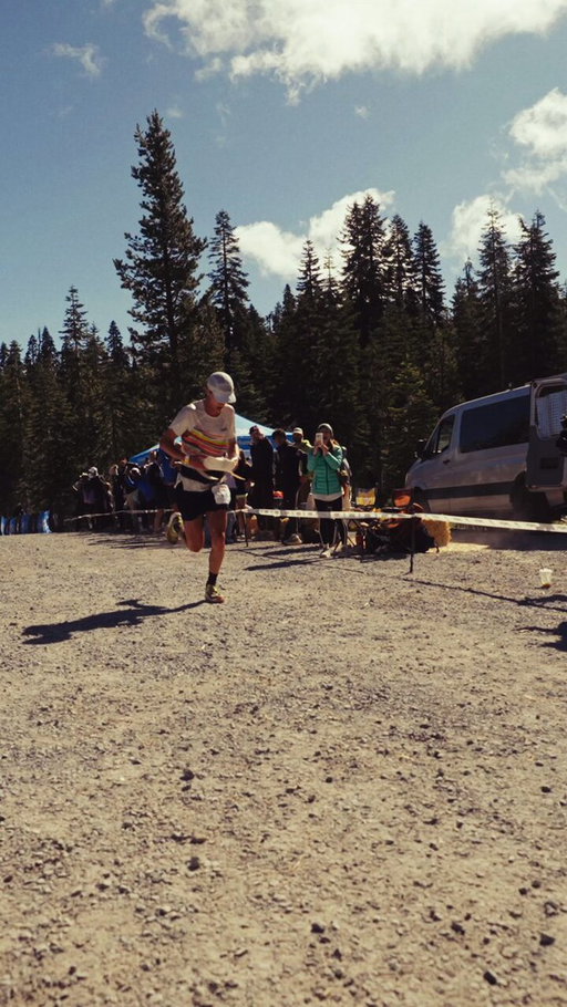 Hans Troyer is maintaining his lead through El Dorado Creek (52.9), with more than half the race behind him. 