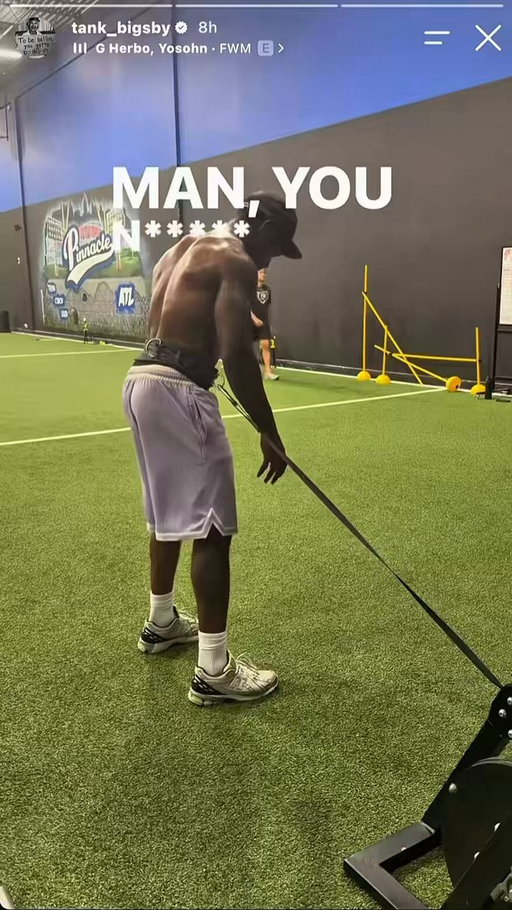 #Eagles RB Tank Bigsby in the lab🔥

@tank_bigsby @coy_d_flynn 