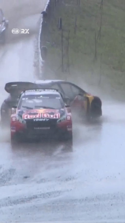 What a legendary move, Kevin Hansen! 🫡

#FIARallycross 