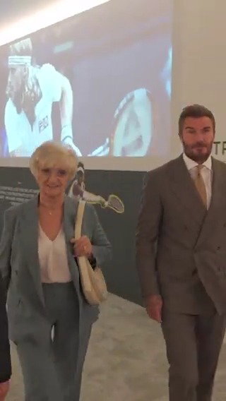 Sir David Beckham and his mum’s annual visit to The Championships 🫶 