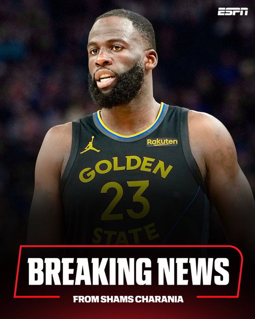 Golden State Warriors forward Draymond Green is declining his $27.7 million player option to become a free agent, sources tell ESPN. This move gives the Warriors flexibility to pursue LeBron James in free agency and Anthony Davis via trade to form a Big 4. 