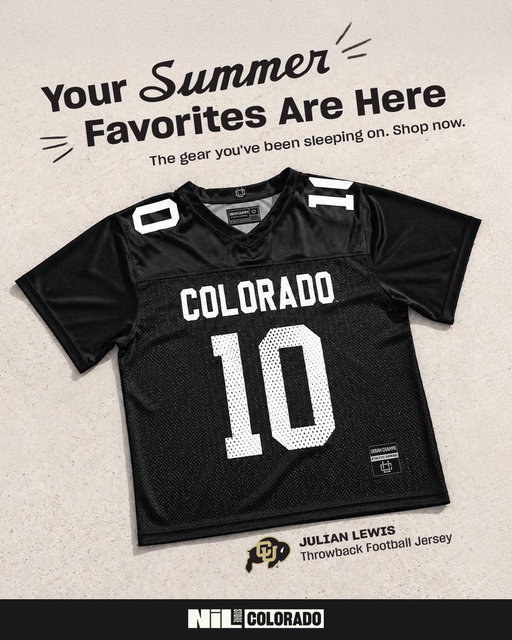 👀 You asked. We listened.

The throwback looks everyone has been waiting for are finally here, and this Julian Lewis Colorado jersey is ready for game days, tailgates, and everything in between. 🦬

https://nil.store/colorado/collections/colorado-throwback-jerseys
#SkoBuffs #CUFootball #JulianLewis #Throwback #NILStore 